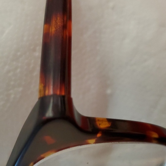 ZENNI, ROUND BOHO STYLE GLASSES. Faux tortoise shell color. Good used condition. - Picture 3 of 5